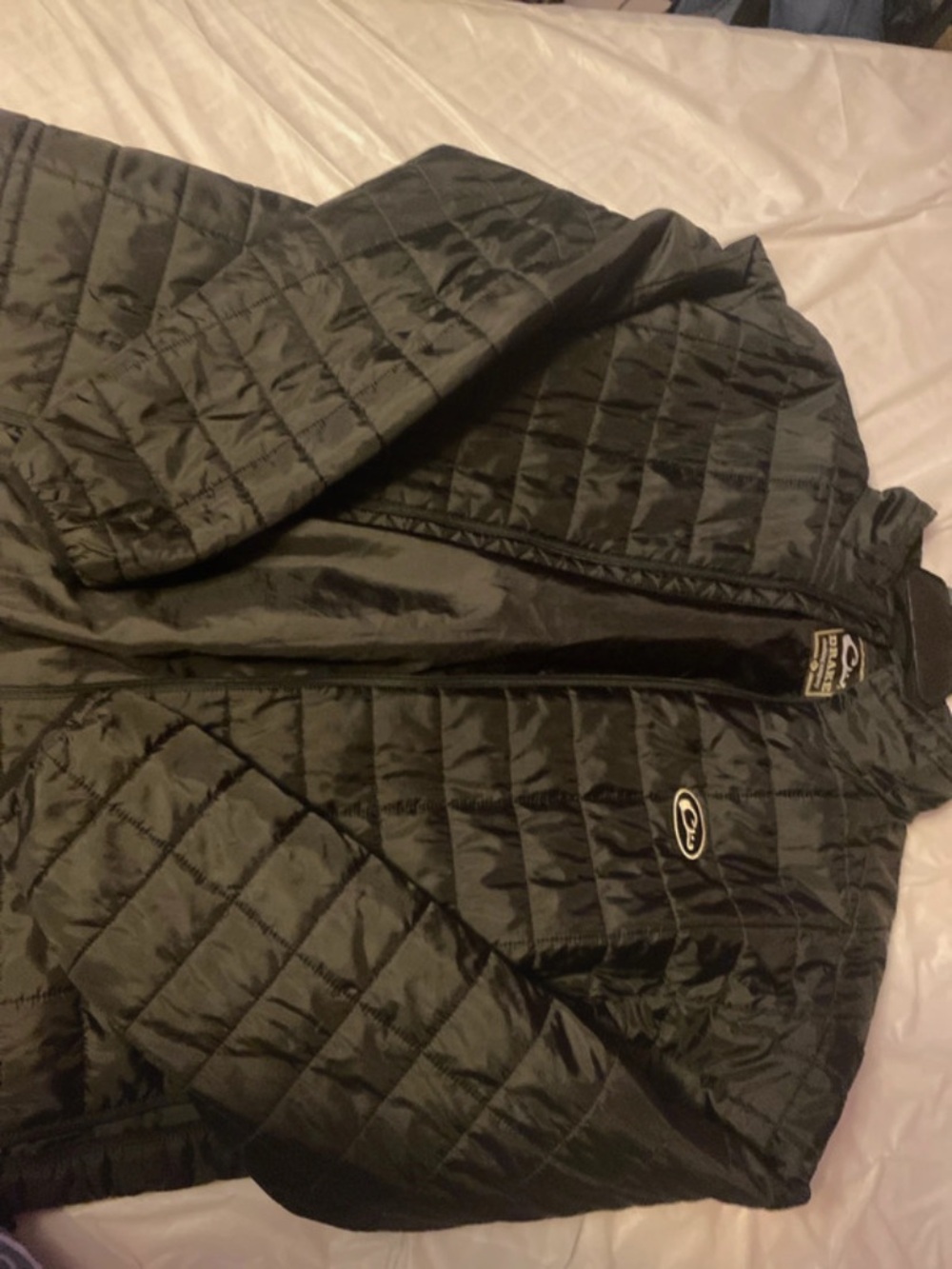 Drake Black Quilted Lightweight Puffer Jacket